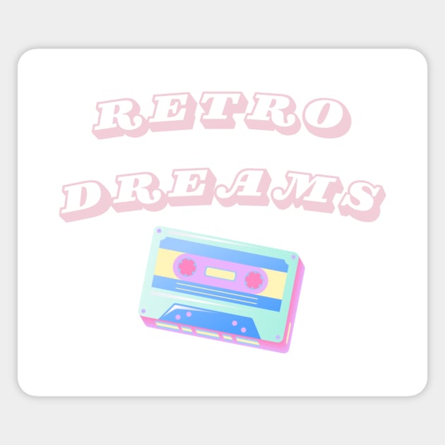 Retro Dreams Sticker by MandalaHaze